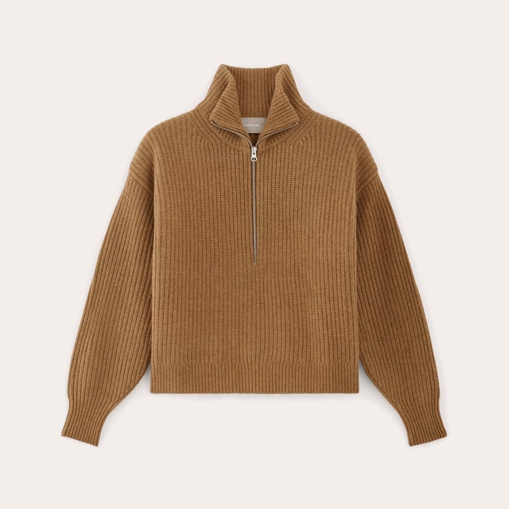 Everlane Half-Zip Sweater in Luxe Merino